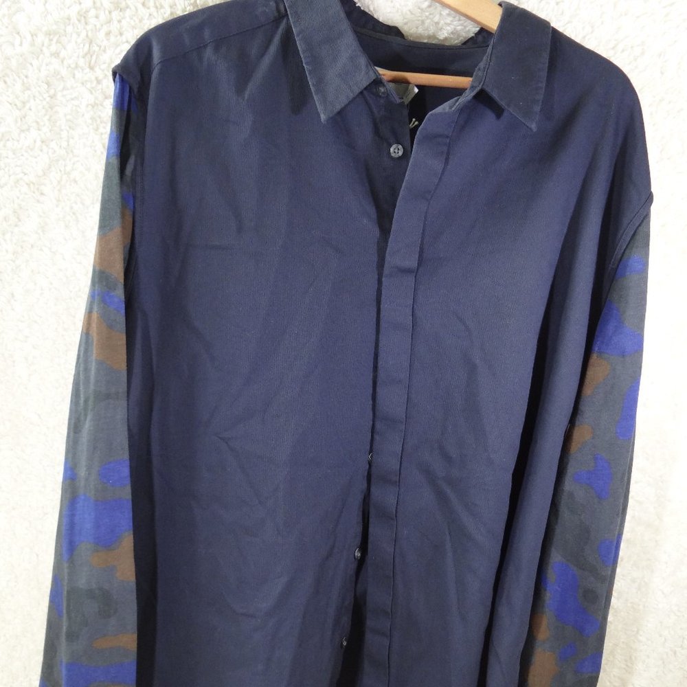 3.1 Phillip Lim - Men's Dress Shirt - 20th Anniv. Collection- Navy-NWT
